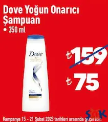 DOVE YOĞUN ONARICI ŞAMPUAN 350 ML